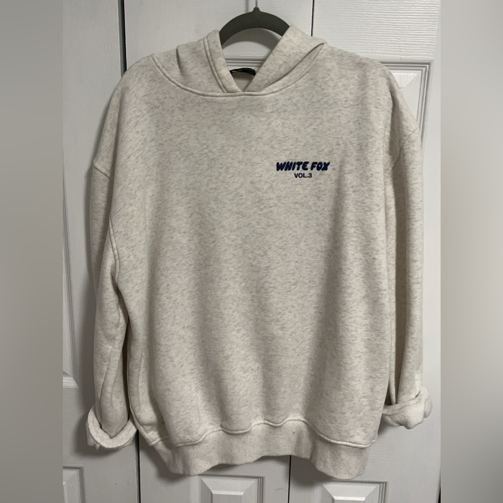 White Fox Boutique Heather Gray Hoodie